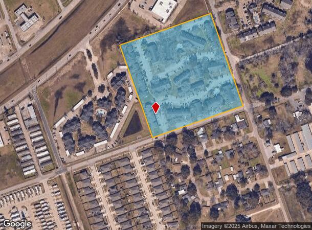  2500 Fairway Dr, Alvin, TX Parcel Map