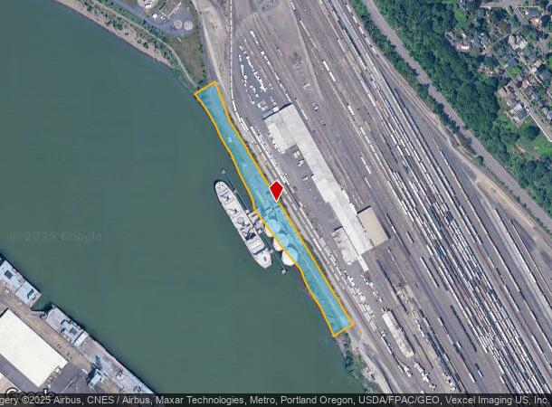  3737 N Port Center Way, Portland, OR Parcel Map