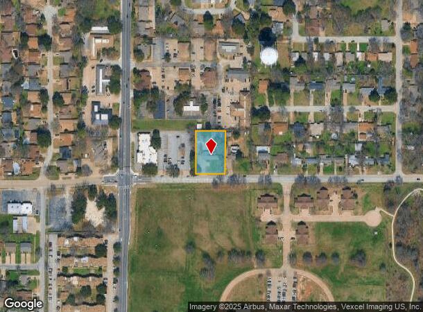 1611 W Sanford St, Arlington, TX Parcel Map