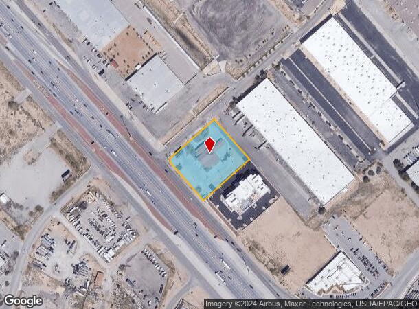  11501 Gateway Blvd W, El Paso, TX Parcel Map