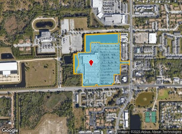 1000 N Wickham Rd, Melbourne, FL Parcel Map