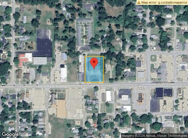  606 W Main St, Salem, IL Parcel Map