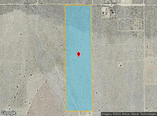  Vac Vic Avenue X, Llano, CA Parcel Map