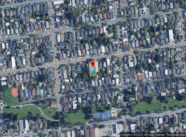  1626 Francisco St, Berkeley, CA Parcel Map