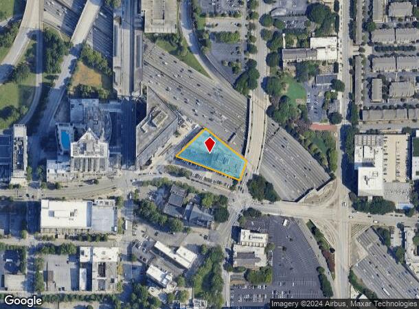  384 Peachtree St Ne, Atlanta, GA Parcel Map