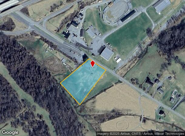 887 Fairground Rd, North Tazewell, VA Parcel Map