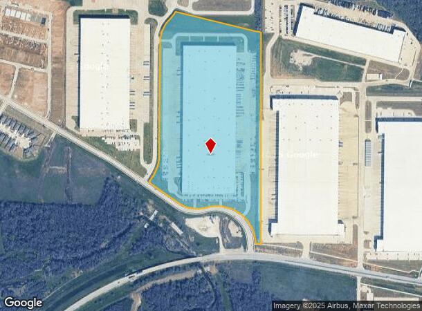  1753 Chaplin Dr, Justin, TX Parcel Map