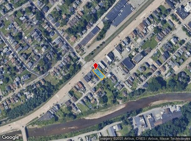  607 W Main St, Carnegie, PA Parcel Map