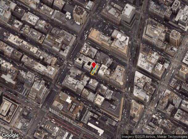  153 W 36Th St, New York, NY Parcel Map