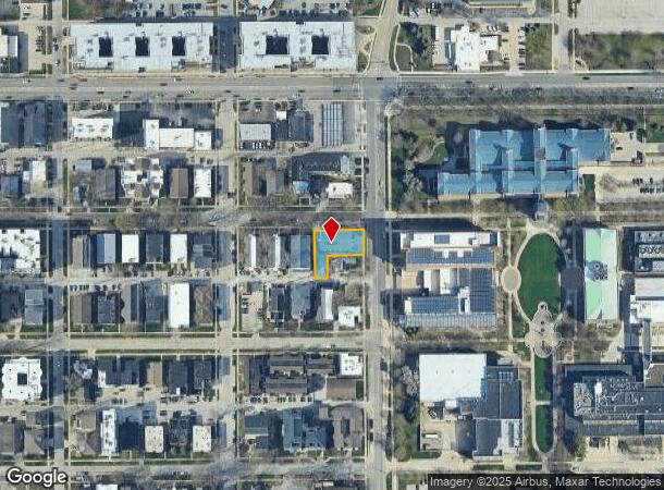 201 S Wright St, Champaign, IL Parcel Map