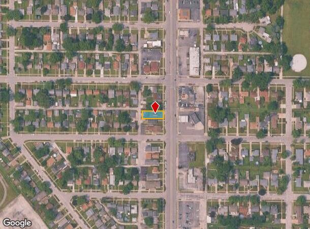  8316 Kennedy Ave, Highland, IN Parcel Map