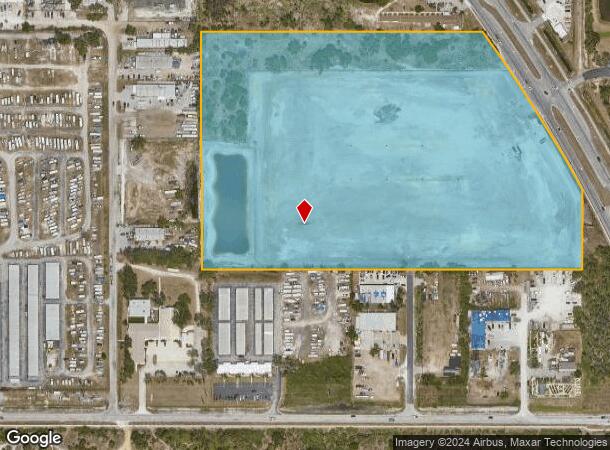  2521 N Tamiami Trl, North Fort Myers, FL Parcel Map