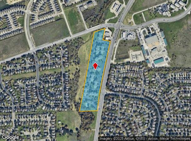  2700 N A W Grimes Blvd, Round Rock, TX Parcel Map