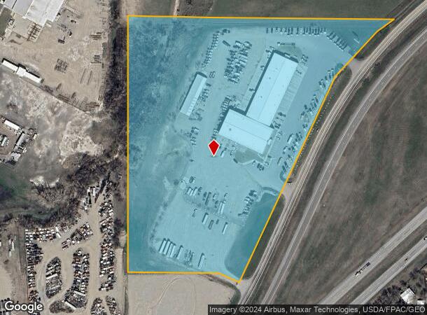  3255 N Frontage Rd, Billings, MT Parcel Map