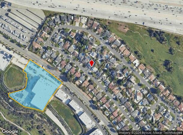  2620 Palisades Dr, Corona, CA Parcel Map