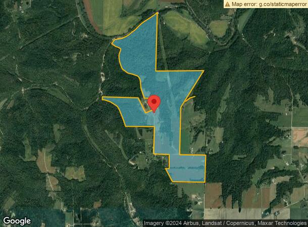  3729 Mexico Ridge Rd, Bennington, IN Parcel Map