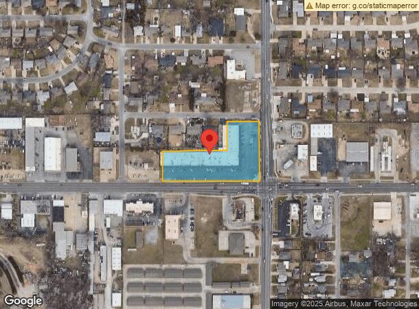  1101 N Meridian Ave, Oklahoma City, OK Parcel Map