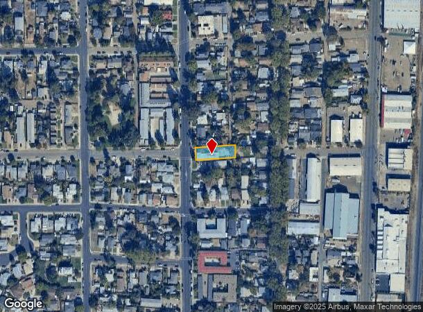 518 N Church St, Lodi, CA Parcel Map