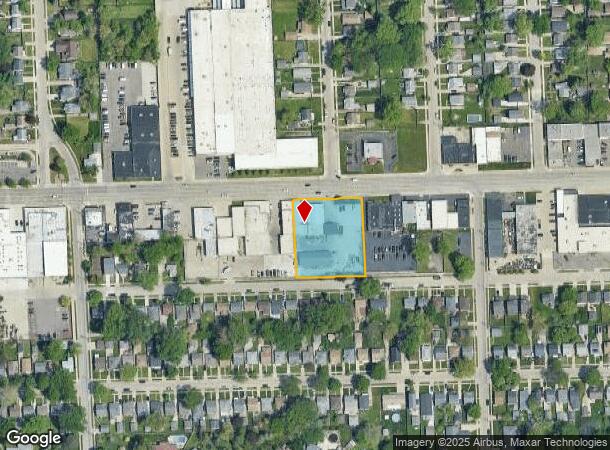  1546 E 9 Mile Rd, Hazel Park, MI Parcel Map