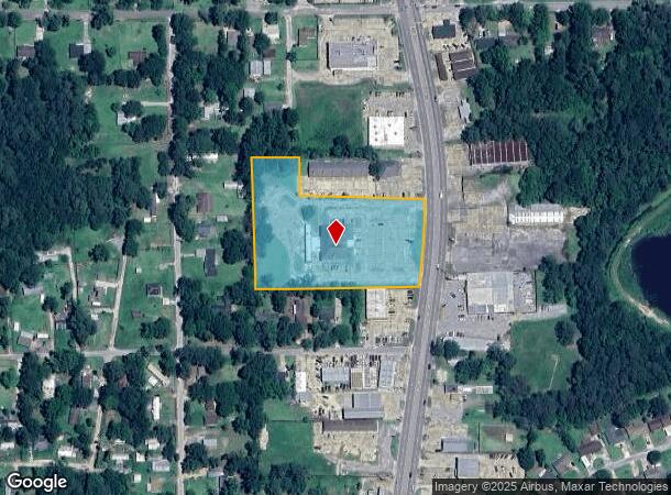 1255 N Main St, Vidor, TX Parcel Map