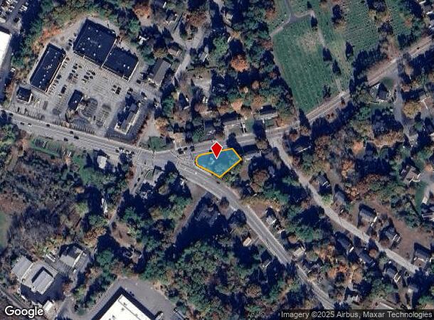 323 W Central St, Franklin, MA Parcel Map