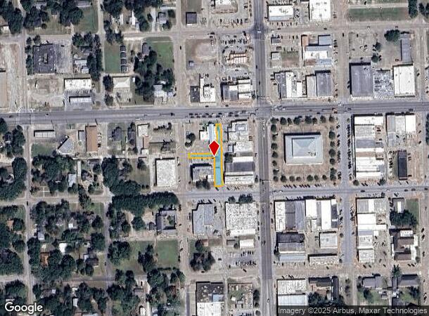  1619 6Th St, Bay City, TX Parcel Map