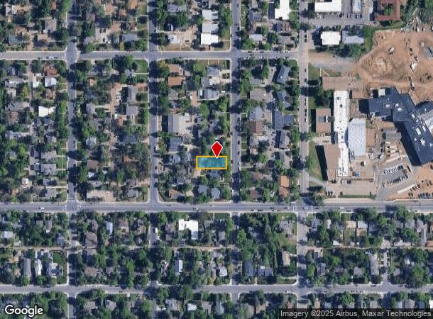 729 19Th St, Boulder, CO Parcel Map