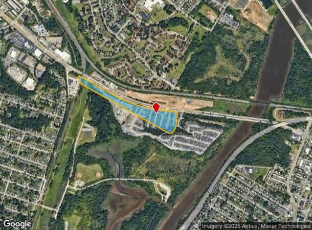 601 W Patapsco Ave, Brooklyn, MD Parcel Map