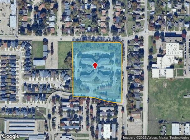  2305 Corn Valley Rd, Grand Prairie, TX Parcel Map