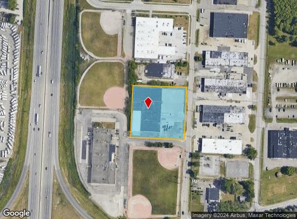  40585 Production Dr, Harrison Township, MI Parcel Map