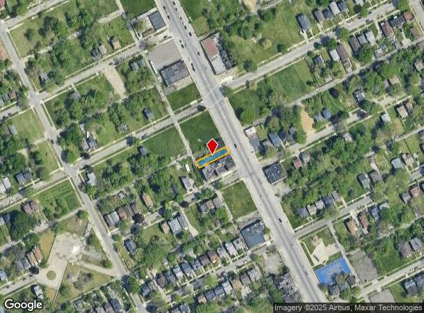  12215 Hamilton Ave, Highland Park, MI Parcel Map