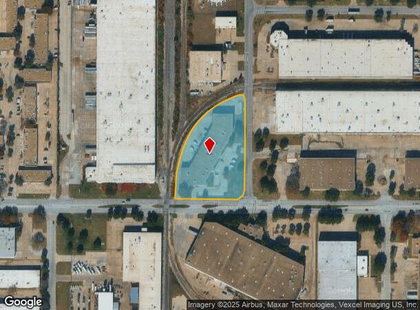 805 W Carrier Pkwy, Grand Prairie, TX Parcel Map
