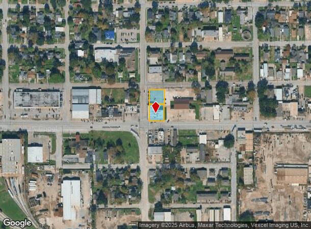  100 N Main St, Galena Park, TX Parcel Map