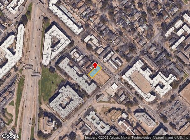  4313 Cedar Springs Rd, Dallas, TX Parcel Map