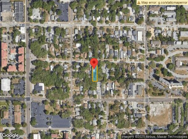  909 Pine St, Clearwater, FL Parcel Map