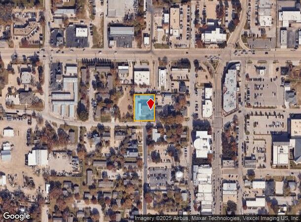 218 W Wall St, Grapevine, TX Parcel Map