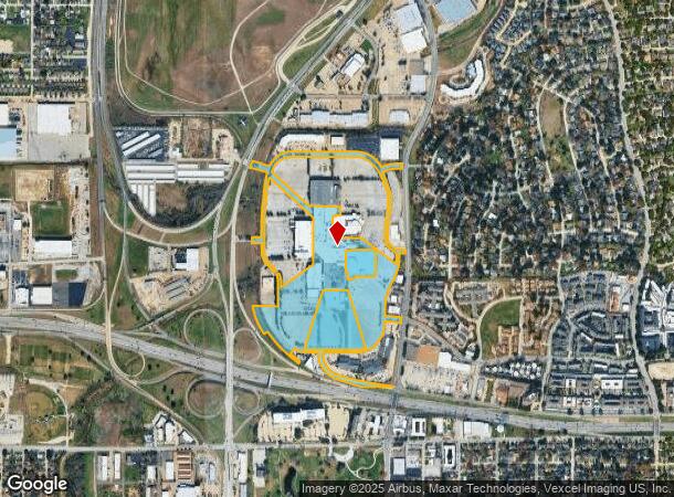  1974 Green Oaks Rd, Fort Worth, TX Parcel Map