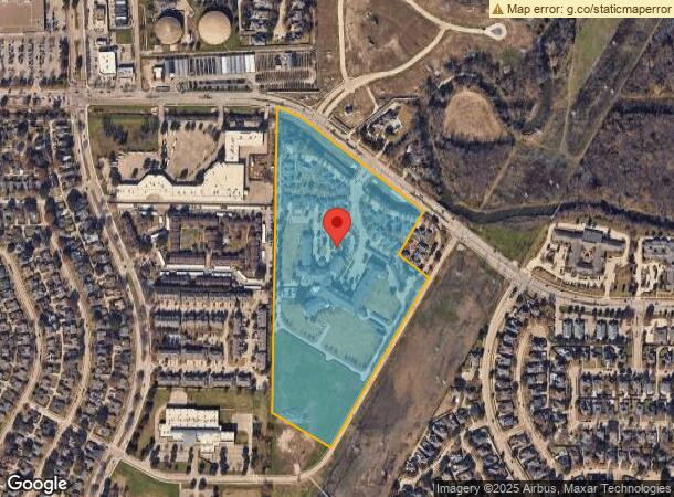  1201 E Sandy Lake Rd, Coppell, TX Parcel Map