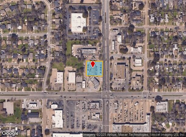  2509 S Hampton Rd, Dallas, TX Parcel Map
