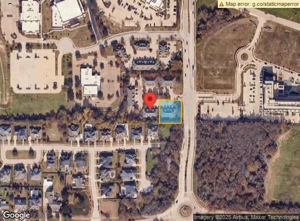  1310 N White Chapel Blvd, Southlake, TX Parcel Map