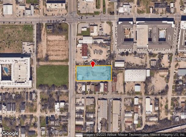  2720 Sylvan Ave, Dallas, TX Parcel Map