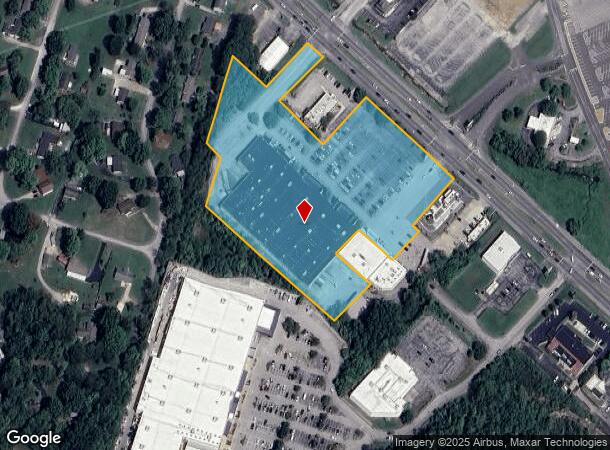  821 S James M Campbell Blvd, Columbia, TN Parcel Map