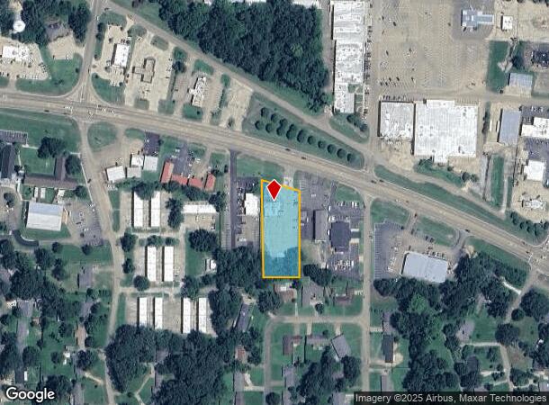 640 W Highway 80 W, Clinton, MS Parcel Map