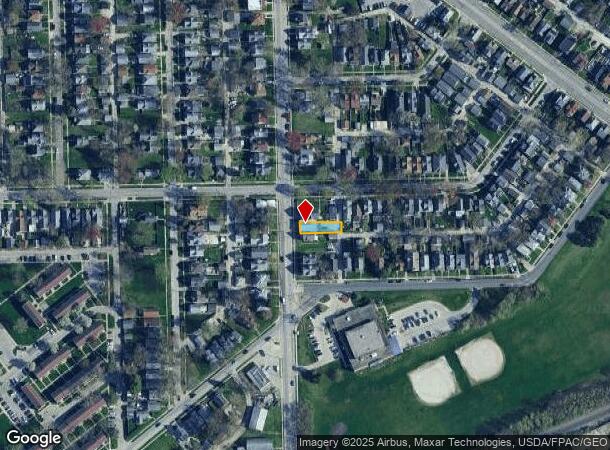  1009 E Broadway St, Toledo, OH Parcel Map