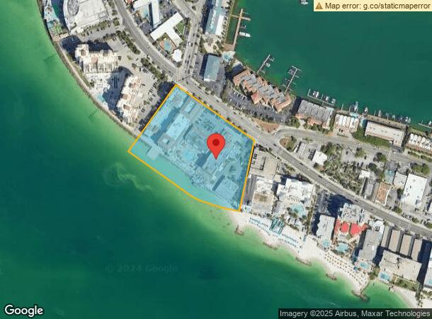  505 S Gulfview Blvd, Clearwater Beach, FL Parcel Map