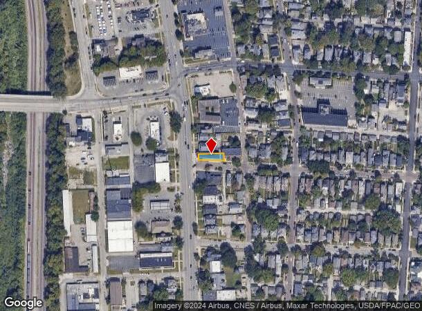  1142 S High St, Columbus, OH Parcel Map