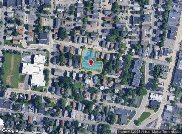 21A Dix St, Worcester, MA Parcel Map