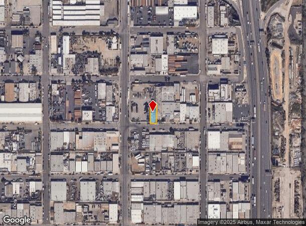  1345 W Gaylord St, Long Beach, CA Parcel Map