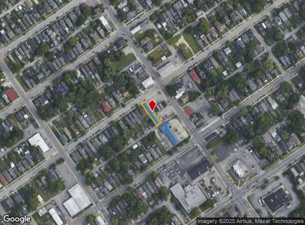  1614 E Oak St, New Albany, IN Parcel Map