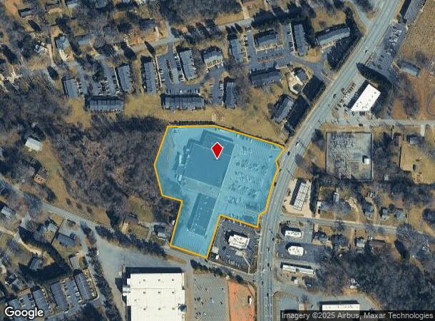 2625 N Center St, Hickory, NC Parcel Map